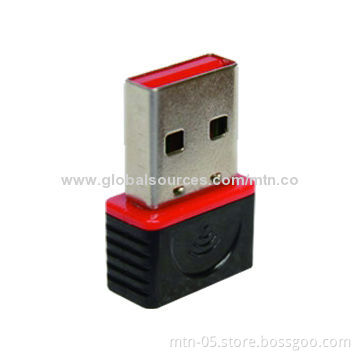 150Mbps Wireless USB Adapter, Built-in Antenna, Competitive Price